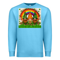 Ocean Blue St. Patrick's Day gnomies tumbler Premium Sweatshirt - HowdyJamesFarm