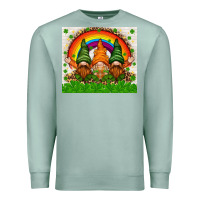 Seafoam St. Patrick's Day gnomies tumbler Premium Sweatshirt - HowdyJamesFarm