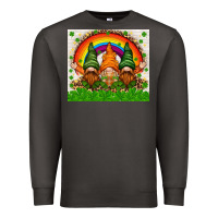 Smoke St. Patrick's Day gnomies tumbler Premium Sweatshirt - HowdyJamesFarm
