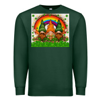 Sports Green St. Patrick's Day gnomies tumbler Premium Sweatshirt - HowdyJamesFarm