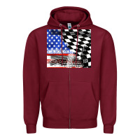Burgundy racing checkered flag tumbler tbs Zipper Hoodie - TumblerDesignByShophia