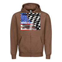 Chestnut racing checkered flag tumbler tbs Zipper Hoodie - TumblerDesignByShophia