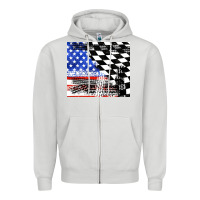 Dove Grey racing checkered flag tumbler tbs Zipper Hoodie - TumblerDesignByShophia