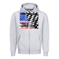Heather Grey racing checkered flag tumbler tbs Zipper Hoodie - TumblerDesignByShophia
