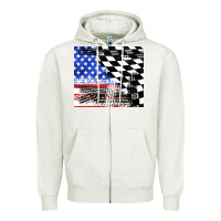 Oatmeal Heather racing checkered flag tumbler tbs Zipper Hoodie - TumblerDesignByShophia