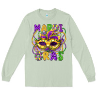 Matcha mardi gras mask Long Sleeve Tee - LillyAllenDesigns