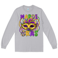 Moon Dust mardi gras mask Long Sleeve Tee - LillyAllenDesigns