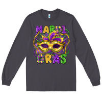 Smoke mardi gras mask Long Sleeve Tee - LillyAllenDesigns