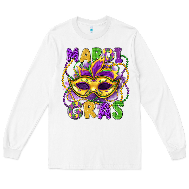 Mardi Gras Mask Long Sleeve Tee by LillyAllenDesigns | Teevron
