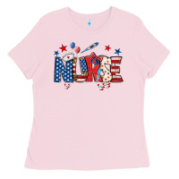 Bubblegum Pink american nurse Ladies Tee - BundleAndBundleShop