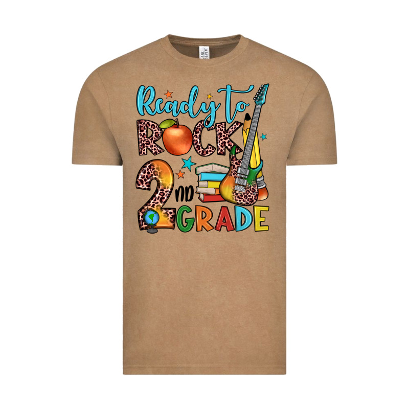 Ready To Rock 2nd Grade Vintage Tee by JahusDesignShop | Teevron