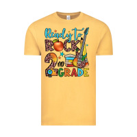 Vintage Mustard ready to rock 2nd grade Vintage Tee - JahusDesignShop