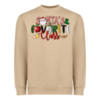 Mushroom Santa's Favorite Class Christmas Heavyweight Sweatshirt - LillyAllenDesigns