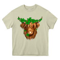 Mossy St. Patrick’s Day Long Hair Shaggy Cow Heavy Core Tee - Jasminsmagicworld