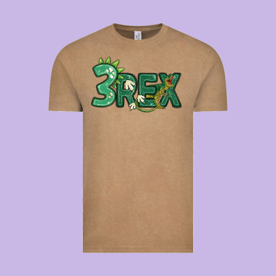 Three Rex Vintage Tee Designed By Maliassmallbusiness