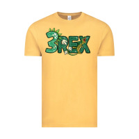 Vintage Mustard three rex Vintage Tee - MaliasSmallBusiness