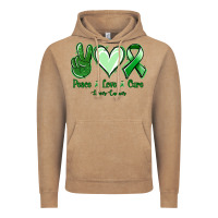 Vintage Coffee Peace love cure Liver Cancer Vintage Hoodie - NancyCooperArtShop
