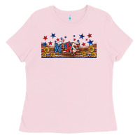 Bubblegum Pink american nurse libbey glass Ladies Tee - BundleAndBundleShop