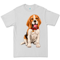 Dove Grey beagle Premium Tee - Artiststas