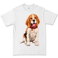 White beagle Premium Tee - Artiststas