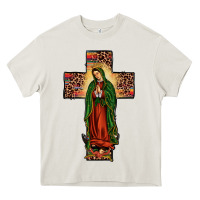Our Lady Of Guadalupe Cross Heavy Core Tee | Teevron