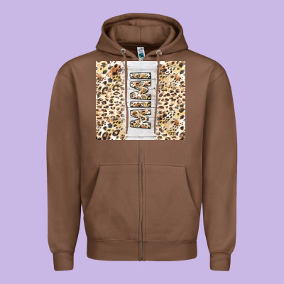 Mother's Day Mimi Leopard Tumbler Tbs Zipper Hoodie Designed By Tumblerdesignbyshophia