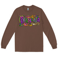 Chestnut louisiana mardi gras Long Sleeve Tee - LillyAllenDesigns