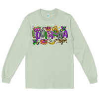 Matcha louisiana mardi gras Long Sleeve Tee - LillyAllenDesigns