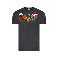 Vintage Black christmas camp life Vintage Tee - NancyCooperArtShop