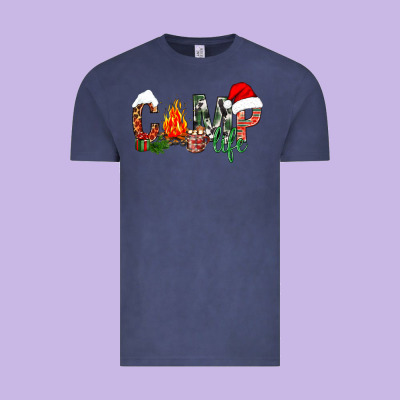 Christmas Camp Life Vintage Tee Designed By Nancycooperartshop
