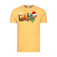 Vintage Mustard christmas camp life Vintage Tee - NancyCooperArtShop