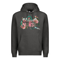 Charcoal Heather Blessed Nurse Premium Hoodie - CowGirlArtShop