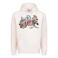 Pale Pink Blessed Nurse Premium Hoodie - CowGirlArtShop