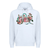 White Blessed Nurse Premium Hoodie - CowGirlArtShop
