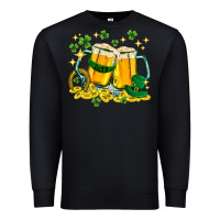 Black St. Patrick's Day beer Premium Sweatshirt - HowdyJamesFarm