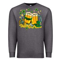 Charcoal Heather St. Patrick's Day beer Premium Sweatshirt - HowdyJamesFarm