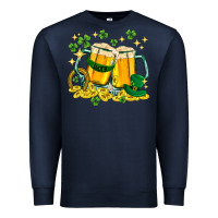 Navy St. Patrick's Day beer Premium Sweatshirt - HowdyJamesFarm