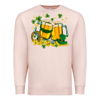 Pale Pink St. Patrick's Day beer Premium Sweatshirt - HowdyJamesFarm