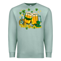 Seafoam St. Patrick's Day beer Premium Sweatshirt - HowdyJamesFarm