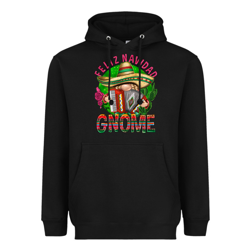 Feliz Navidad Gnome Mexico Heavyweight Hoodie by HowdyJamesFarm | Teevron