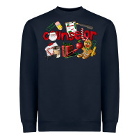 Navy Counselor Christmas Heavyweight Sweatshirt - LillyAllenDesigns