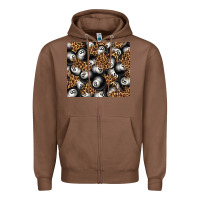 Chestnut pool with leopard tumbler tbs Zipper Hoodie - TumblerDesignByShophia