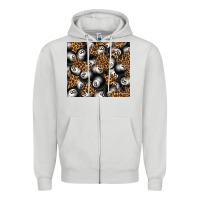 Dove Grey pool with leopard tumbler tbs Zipper Hoodie - TumblerDesignByShophia