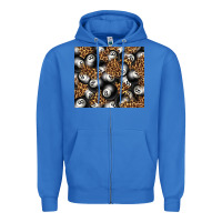 True Royal pool with leopard tumbler tbs Zipper Hoodie - TumblerDesignByShophia