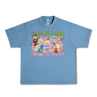 Pebble Blue id rather be home finishing my tbr pile Urban Heavy Tee - MaliasSmallBusiness