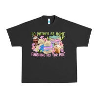Pigment Black id rather be home finishing my tbr pile Urban Heavy Tee - MaliasSmallBusiness