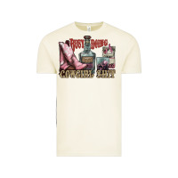Vintage Arctic busy doing cowgirl shit liquor boots cigarette Vintage Tee - NancyCooperArtShop