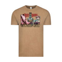 Vintage Coffee busy doing cowgirl shit liquor boots cigarette Vintage Tee - NancyCooperArtShop