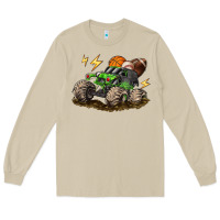 Mushroom monster truck sports Long Sleeve Tee - LillyAllenDesigns