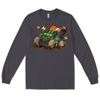 Smoke monster truck sports Long Sleeve Tee - LillyAllenDesigns
